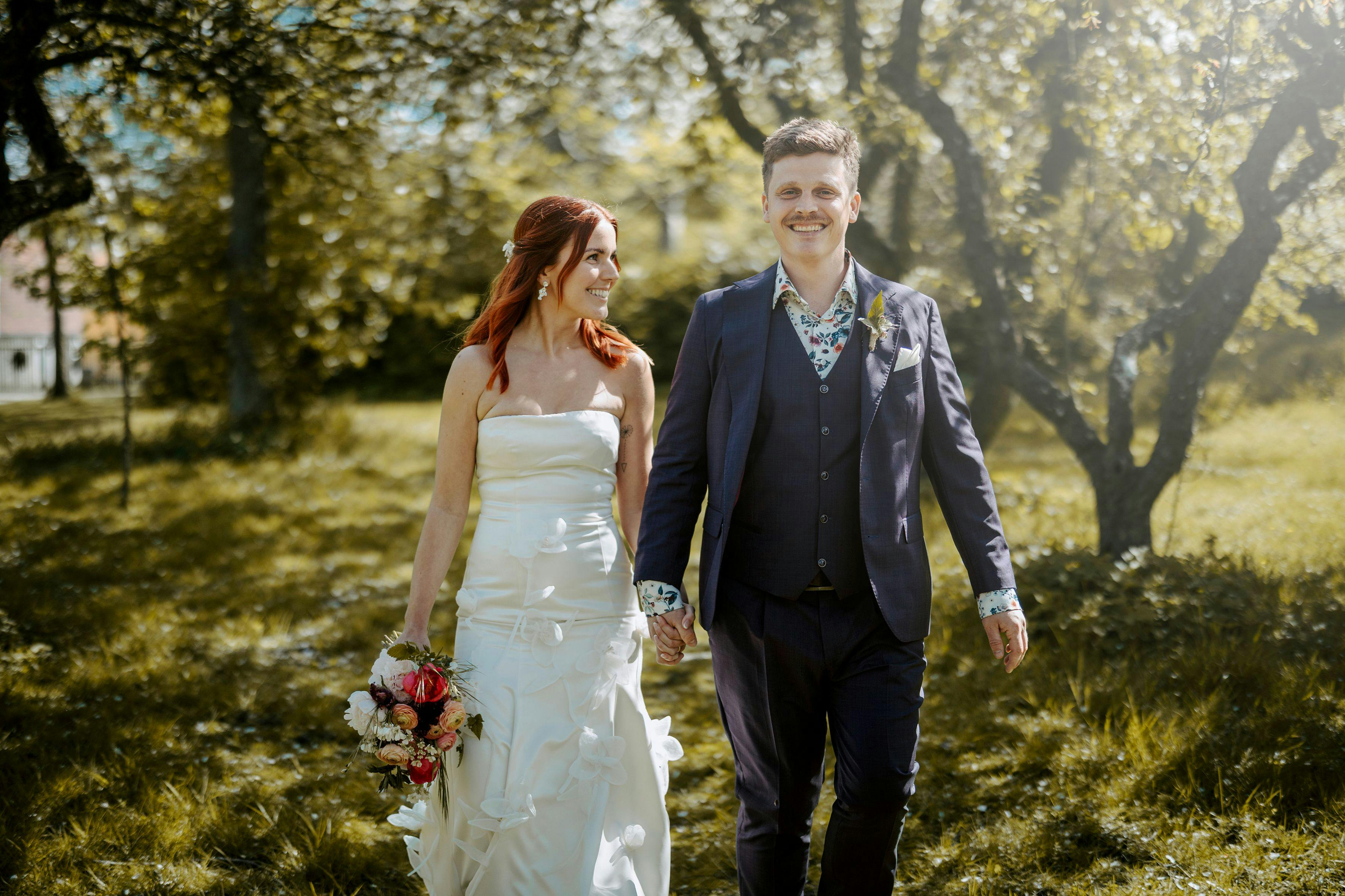 Amalie Klæstrup og Otto Olrik finder kærligheden i 'Gift ved første blik', hvor de forelsker sig i hinanden efter at have været gift en lille måneds tid