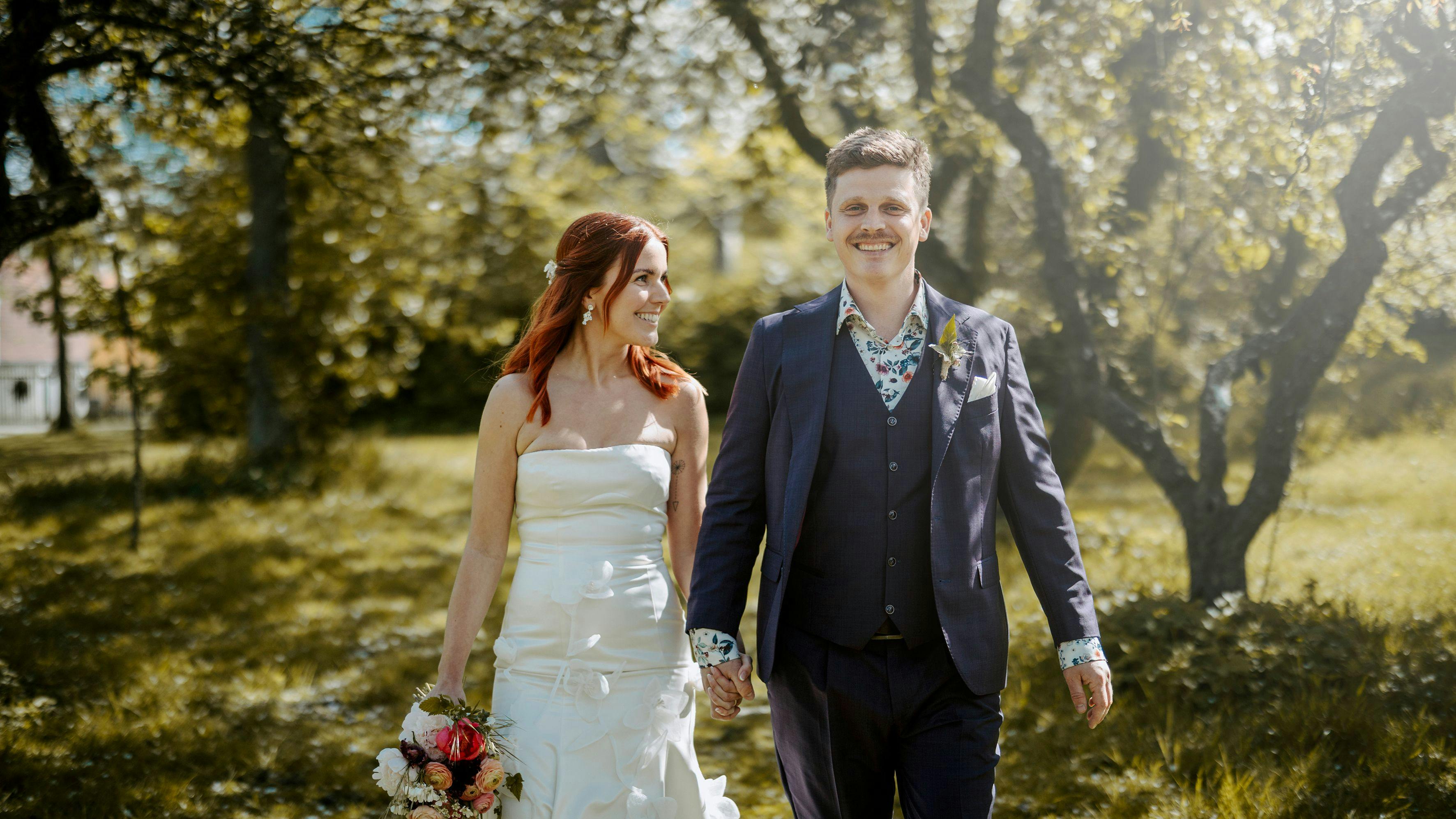 Amalie Klæstrup og Otto Olrik finder kærligheden i 'Gift ved første blik', hvor de forelsker sig i hinanden efter at have været gift en lille måneds tid