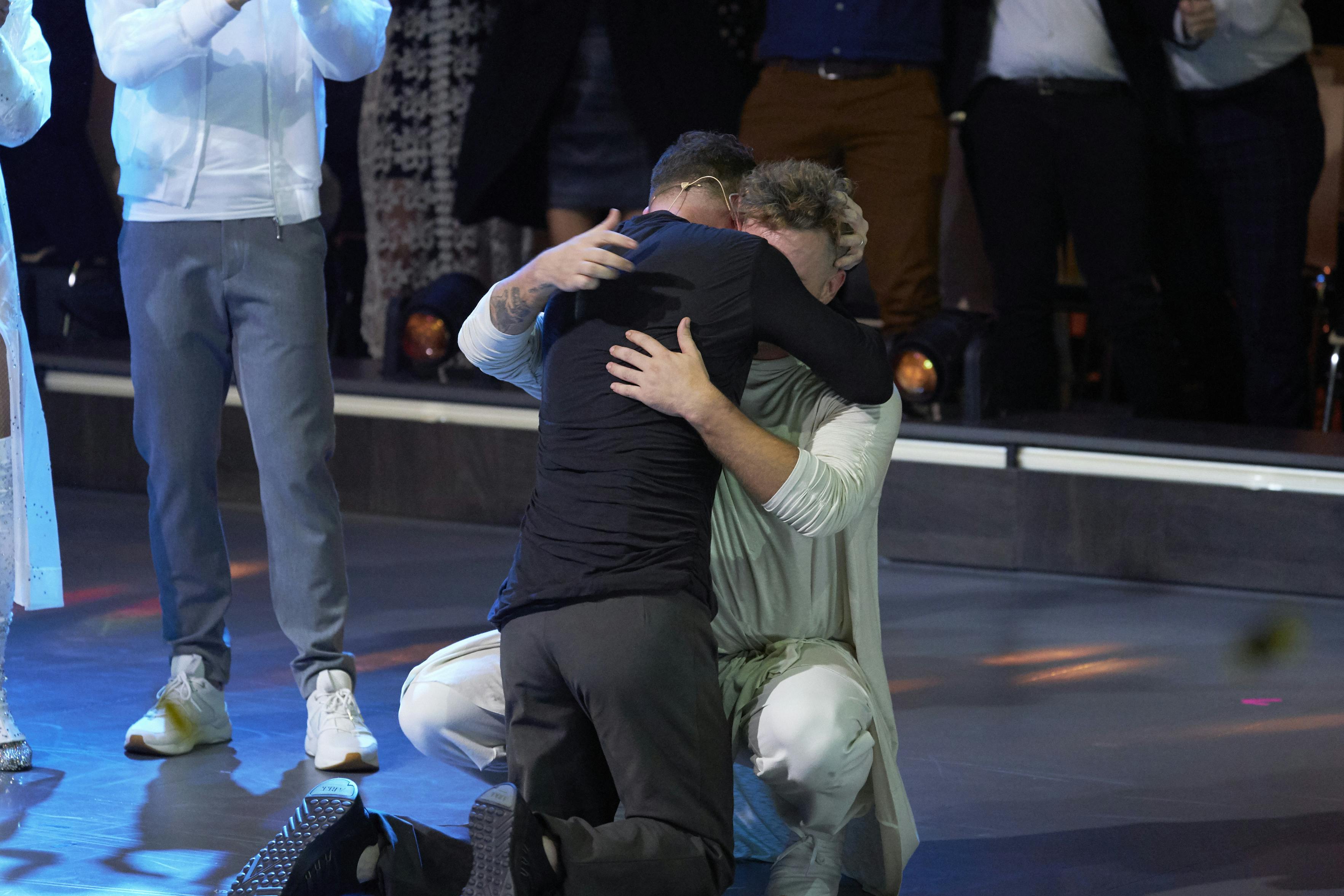 Silas Holst og Jakob Fauerby efter at have vundet finalen i 2019