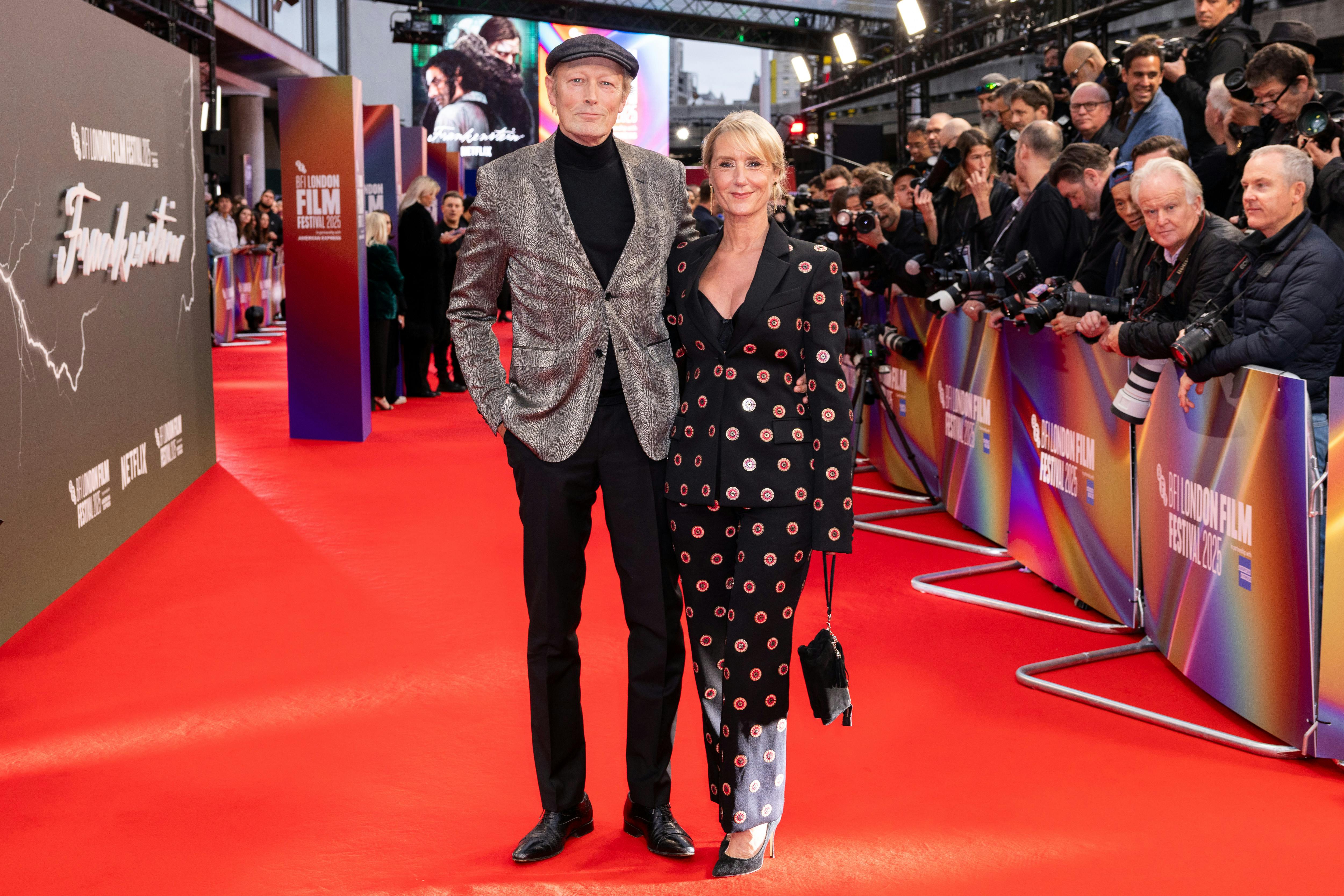 Lars Mikkelsen og Anette Støvelbæk ved premieren på 'Frankenstein' i London