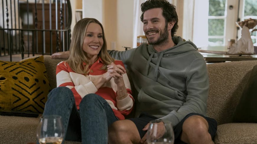 Joanne (Kristen Bell) og Noah (Adam Brody) i 'Nobody Wants This'