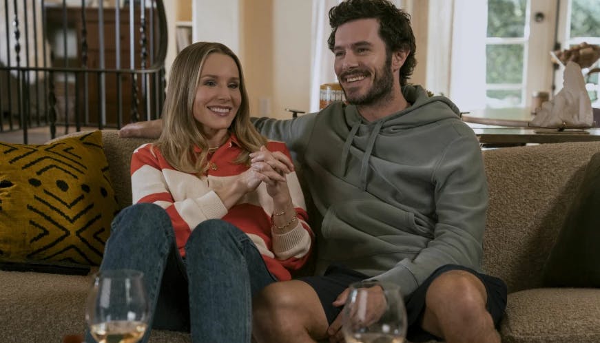 Joanne (Kristen Bell) og Noah (Adam Brody) i 'Nobody Wants This'