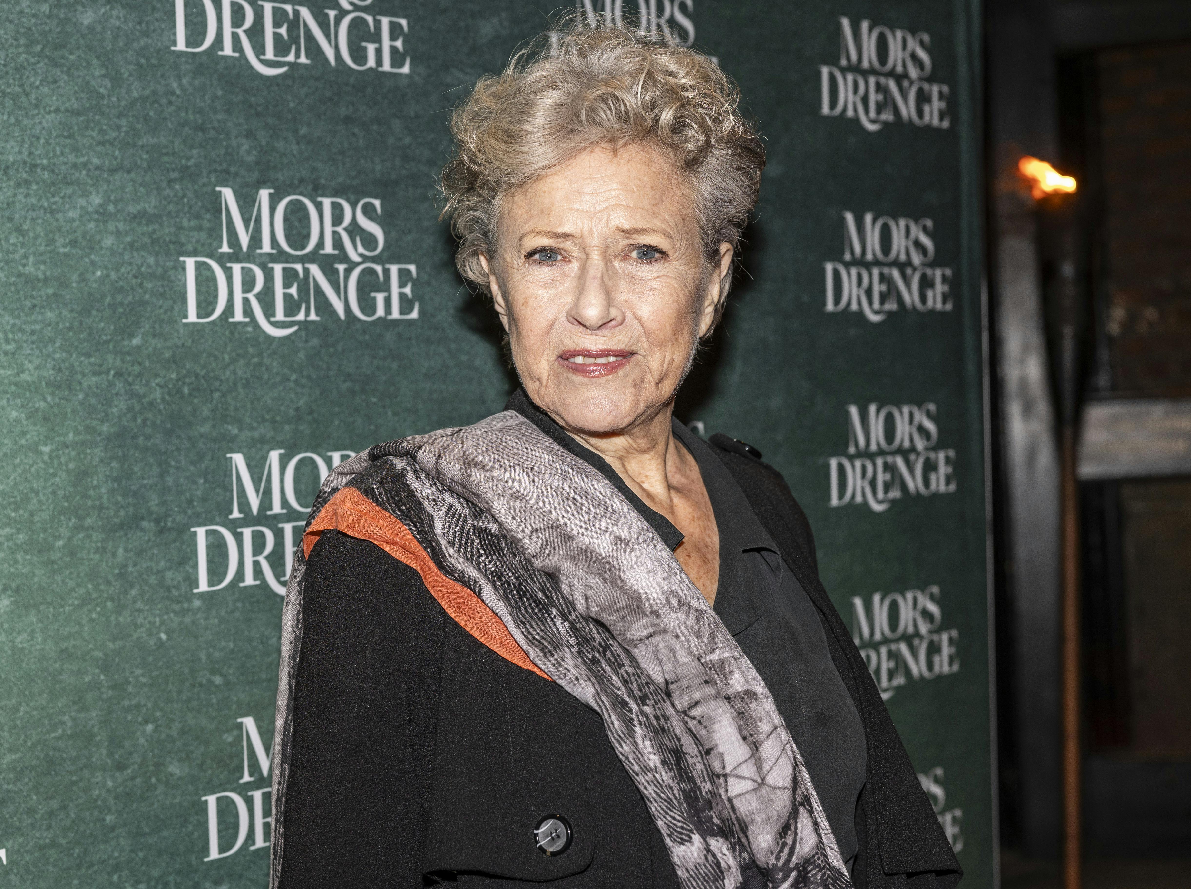 Birthe Neumann ved premieren på 'Mors drenge'