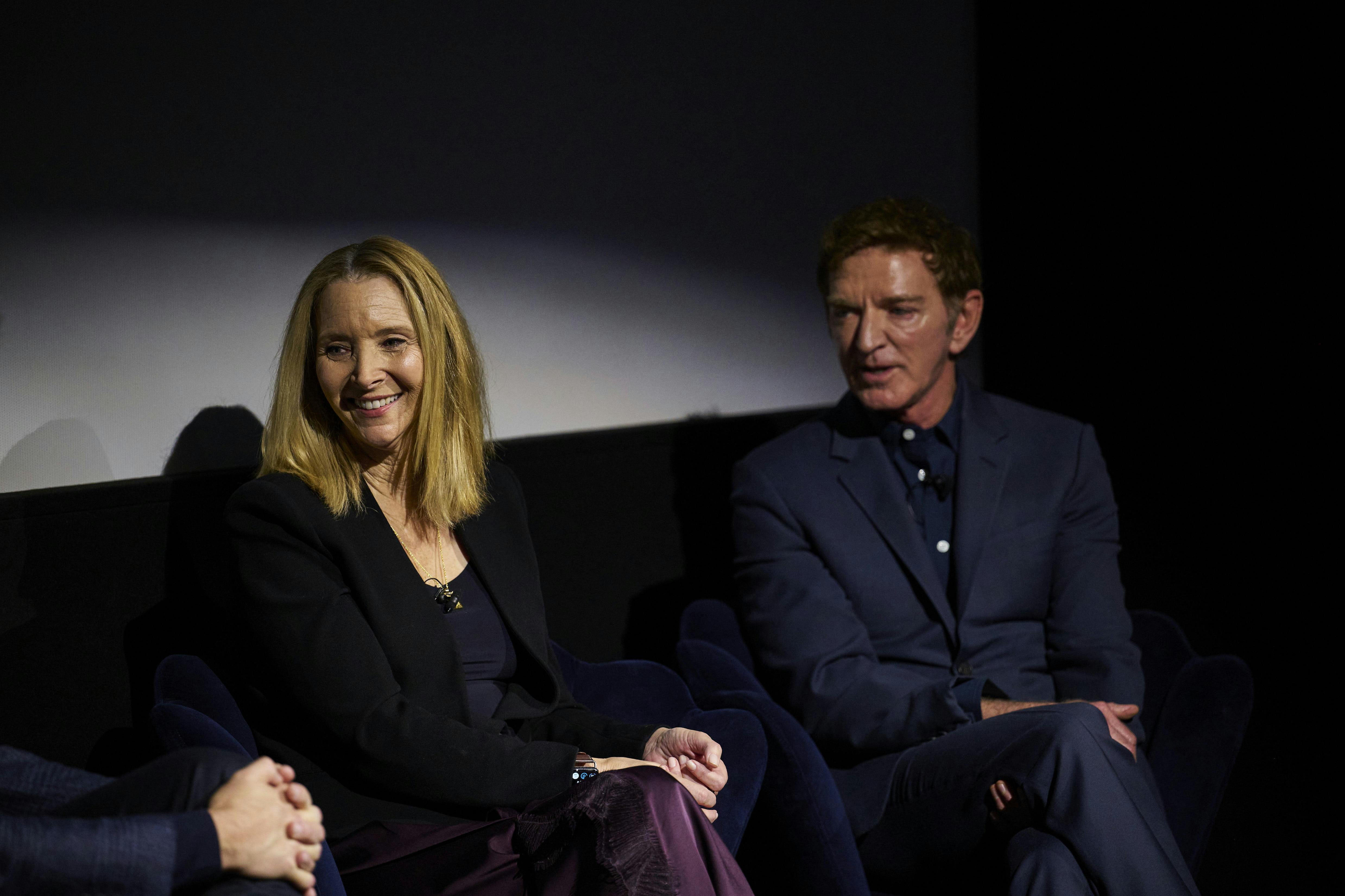 Lisa Kudrow og Michael Patrick King ved HBO Max' Global Content Showcase i London