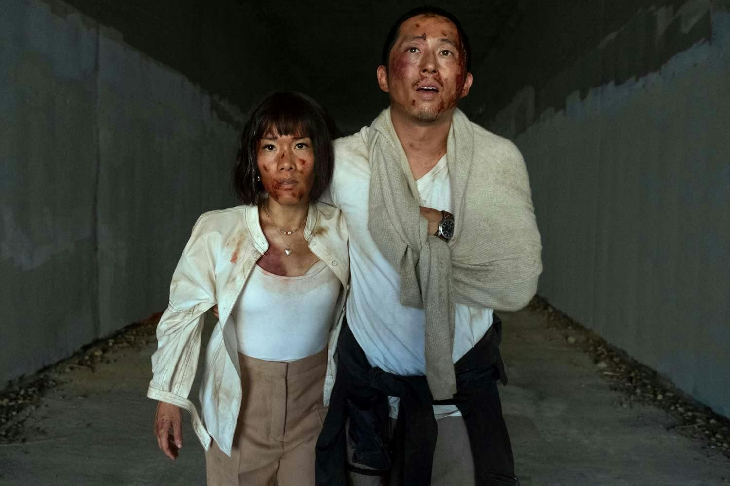 Ali Wong og Steven Yuen i første sæson af 'Beef'