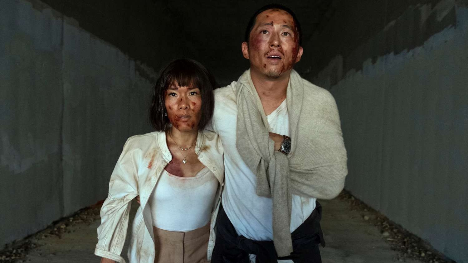 Ali Wong og Steven Yuen i første sæson af 'Beef'