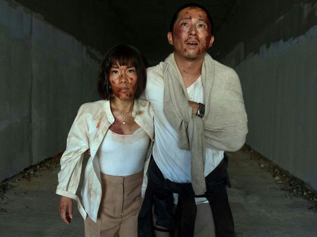 Ali Wong og Steven Yuen i første sæson af 'Beef'