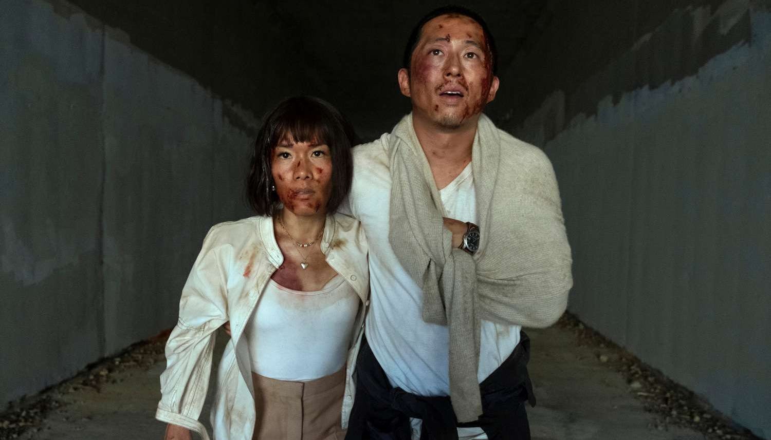 Ali Wong og Steven Yuen i første sæson af 'Beef'