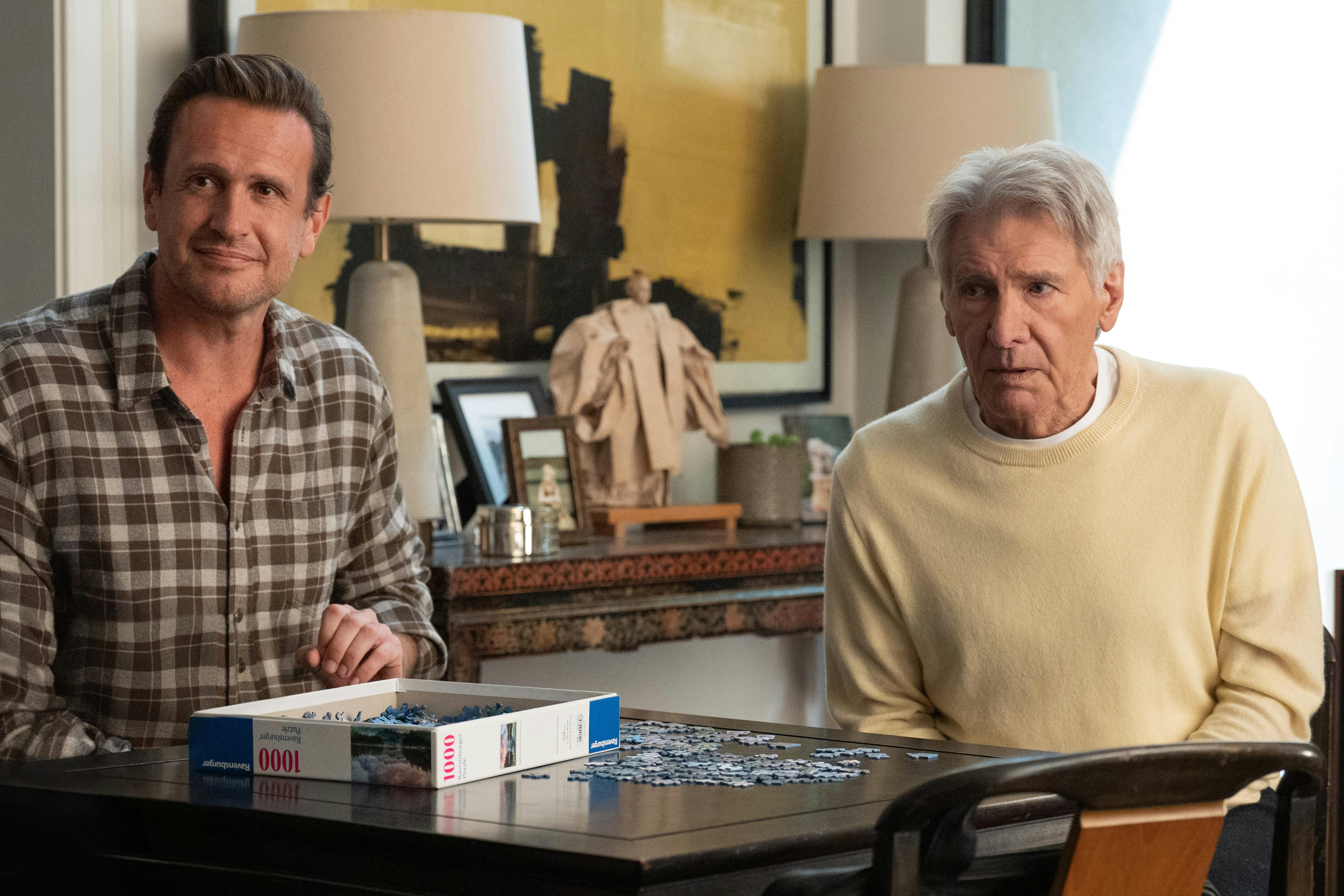 Jason Segel og Harrison Ford i 'Shrinking' sæson 3