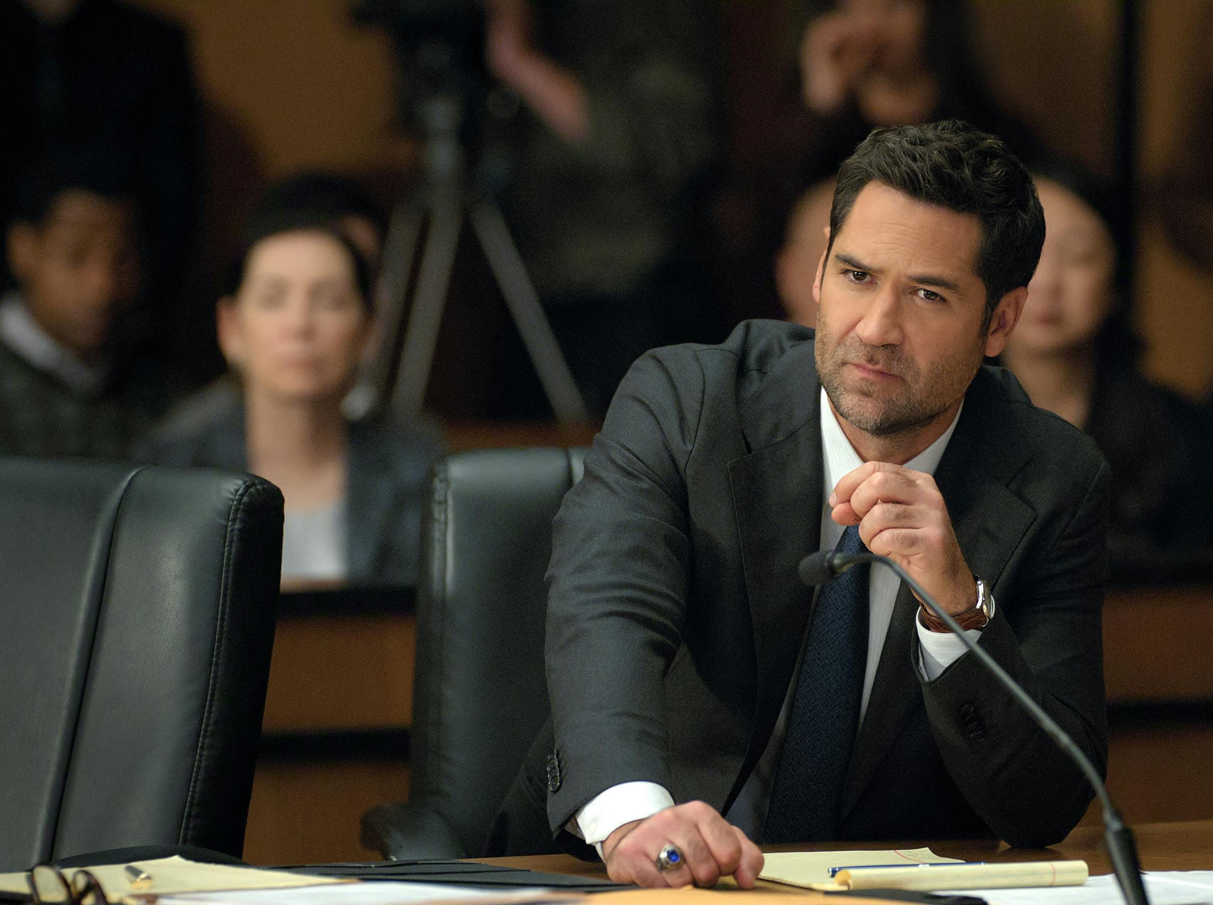 Manuel Garcia-Rulfo som Mickey Haller i 'Limousineadvokaten'