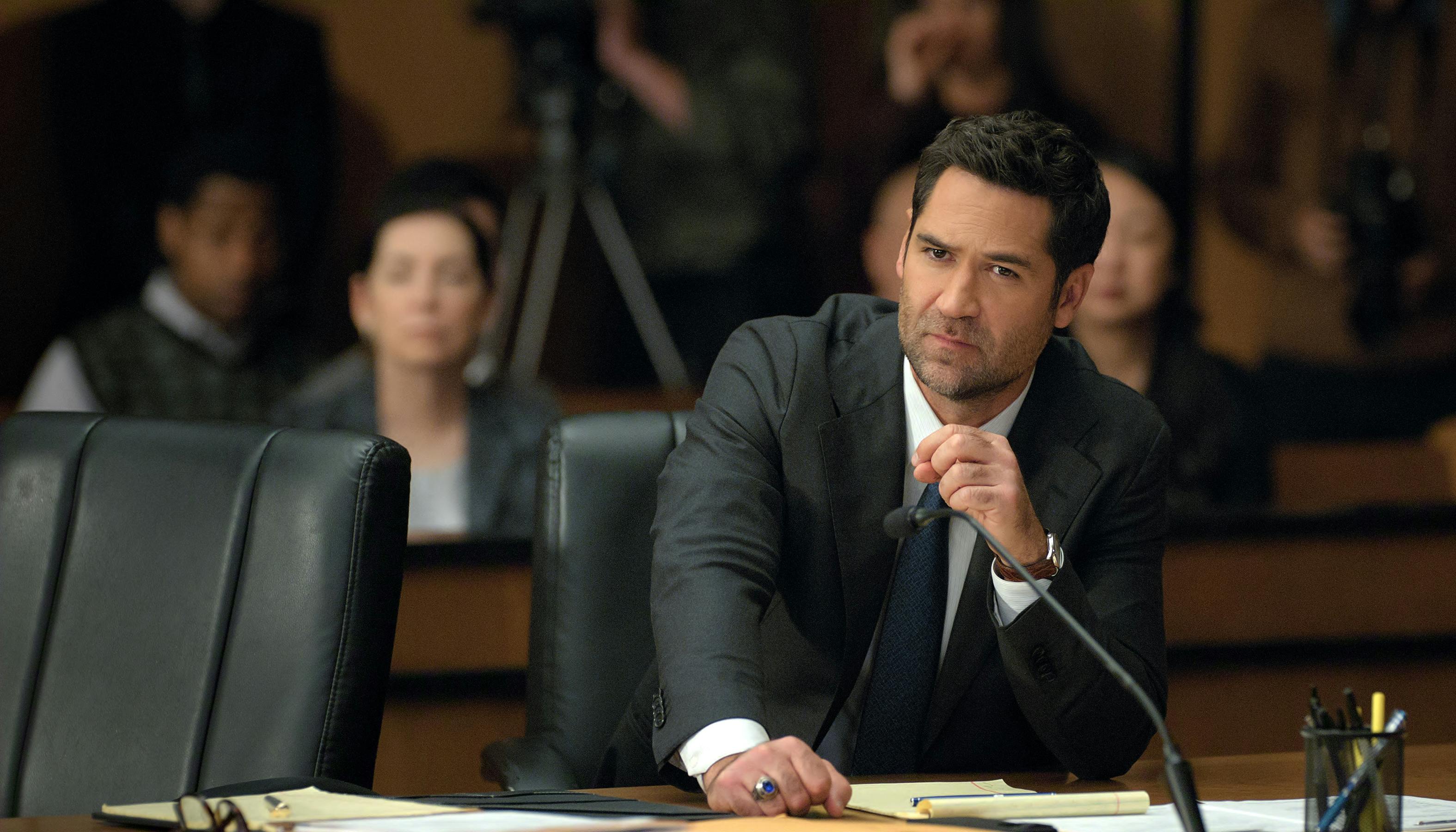 Manuel Garcia-Rulfo som Mickey Haller i 'Limousineadvokaten'