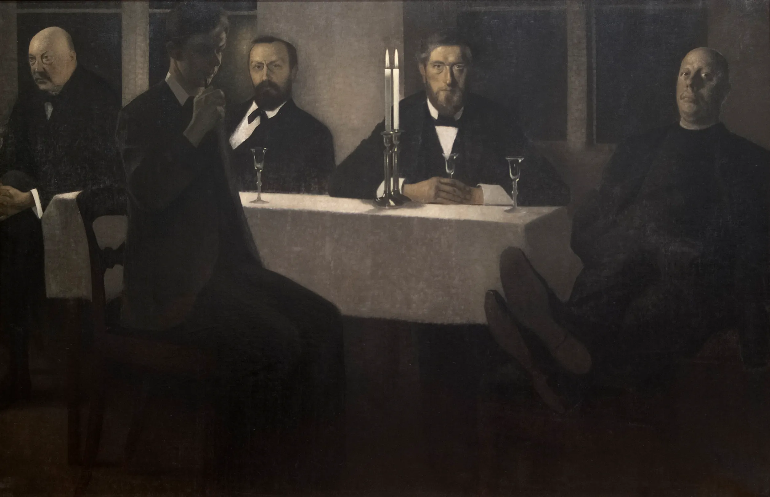 Vilhelm Hammershøi 'Fem portrætter' (1901)